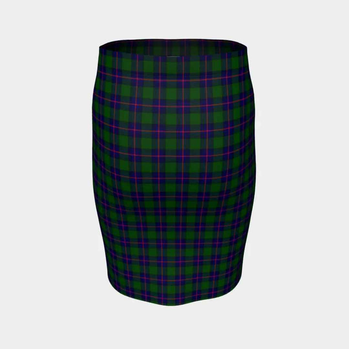 Scottish Shaw Modern Clan Tartan Fitted Skirt Tartan Plaid 4