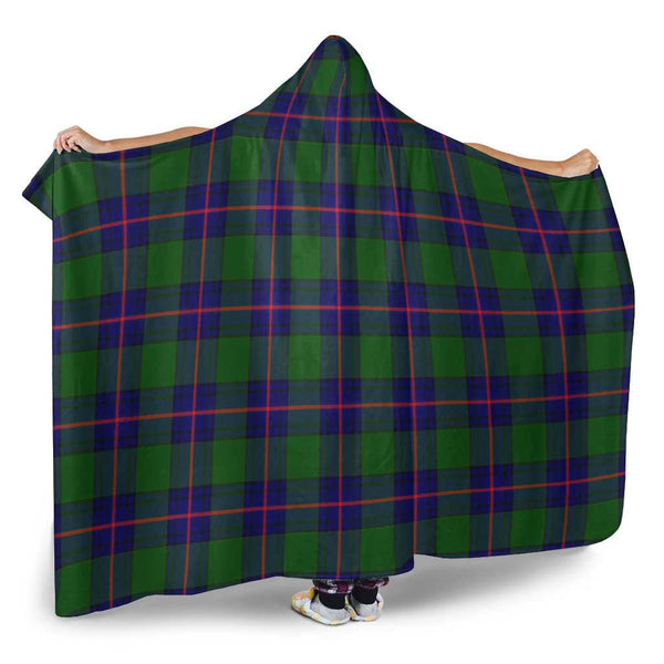Scottish Shaw Modern Clan Tartan Hooded Blanket Tartan Plaid 2