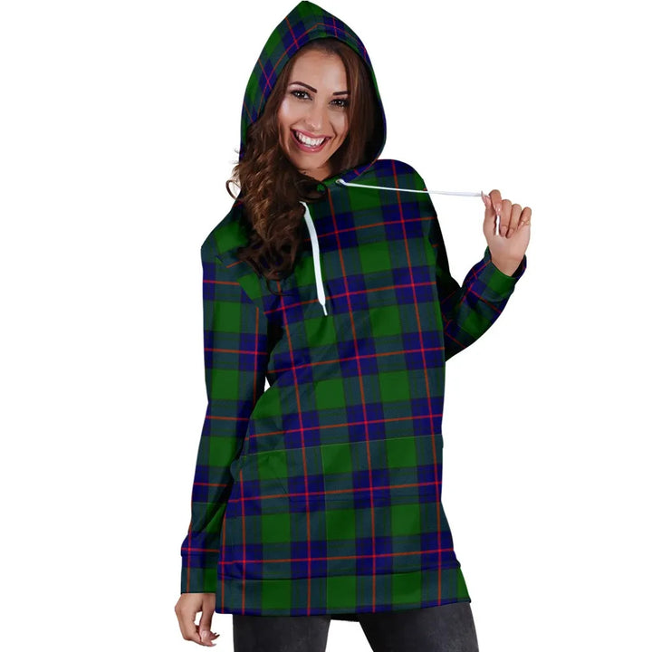 Scottish Shaw Modern Clan Tartan Hoodie Dress