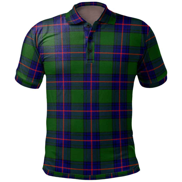Scottish Shaw Modern Clan Tartan Polo Shirt Front Side Tartan Plaid