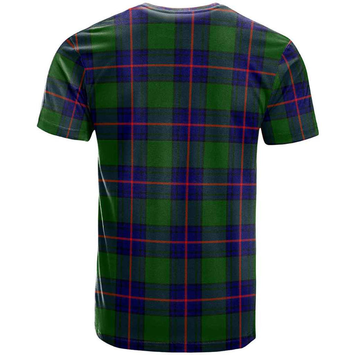 Scottish Shaw Modern Clan Tartan T-Shirt Back Side Tartan Plaid
