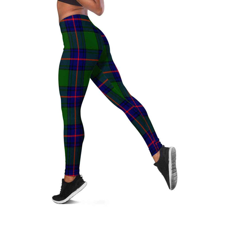 Scottish Shaw Modern Clan Tartan Women Leggings Tartan Plaid 2