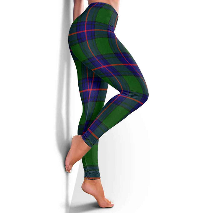 Scottish Shaw Modern Clan Tartan Women Leggings Tartan Plaid 4