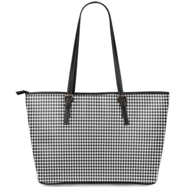 Scottish Shepherd Clan Tartan Leather Tote Tartan Plaid