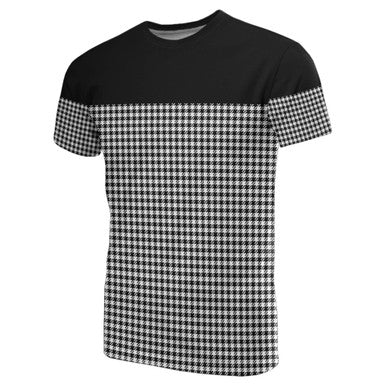 Scottish Shepherd Clan Tartan T-Shirt Horizontal Style Front Side Tartan Plaid