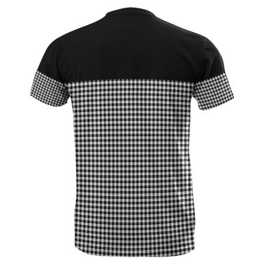 Scottish Shepherd Clan Tartan T-Shirt Horizontal Style Back Side Tartan Plaid