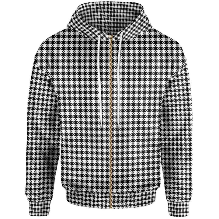 Scottish Shepherd Clan Tartan Hoodie Zip Tartan Plaid