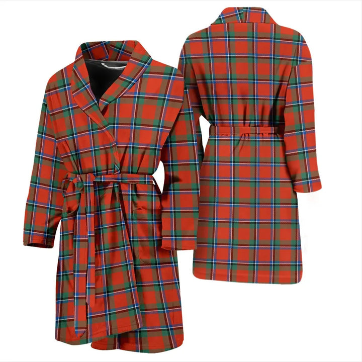 Scottish Sinclair Ancient Clan Tartan Bathrobe 3