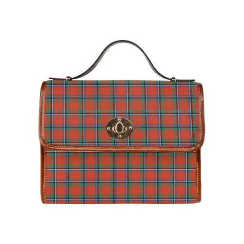 Scottish Sinclair Ancient Clan Tartan Waterproof Canvas Bag Tartan Plaid 1