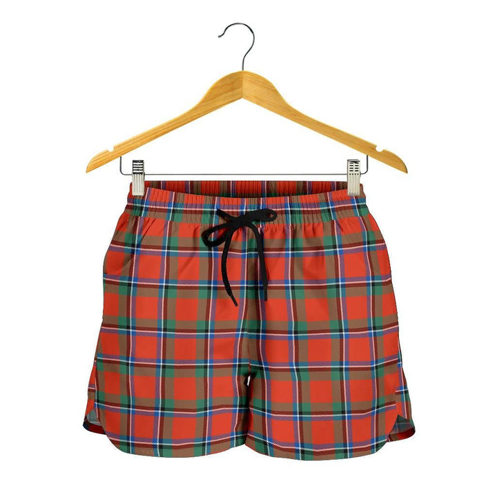 Scottish Sinclair Ancient Clan Tartan Women Shorts
