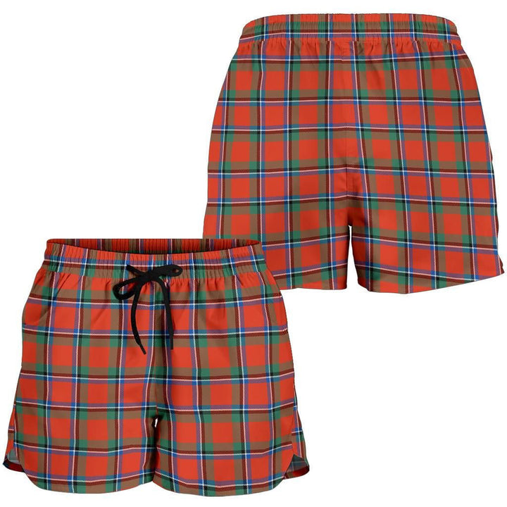 Scottish Sinclair Ancient Clan Tartan Women Shorts