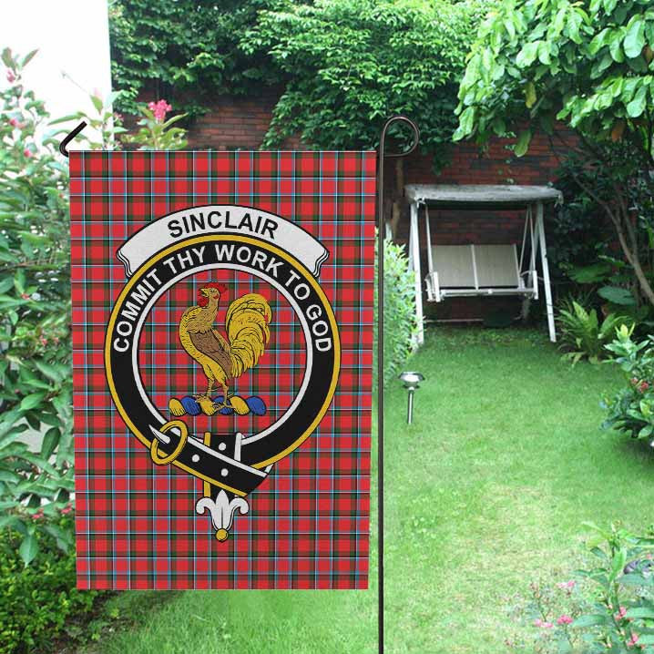 Scottish Sinclair Clan Crest Tartan Garden Flag Tartan Plaid 2