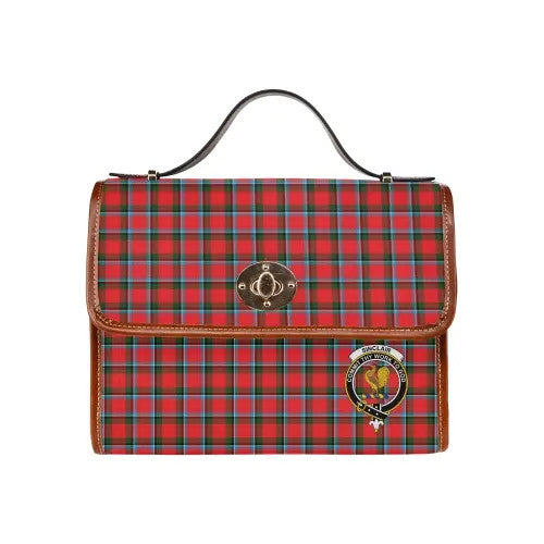 Scottish Sinclair Clan Crest Tartan Waterproof Canvas Bag Tartan Plaid 1