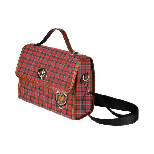 Scottish Sinclair Clan Crest Tartan Waterproof Canvas Bag Tartan Plaid 4