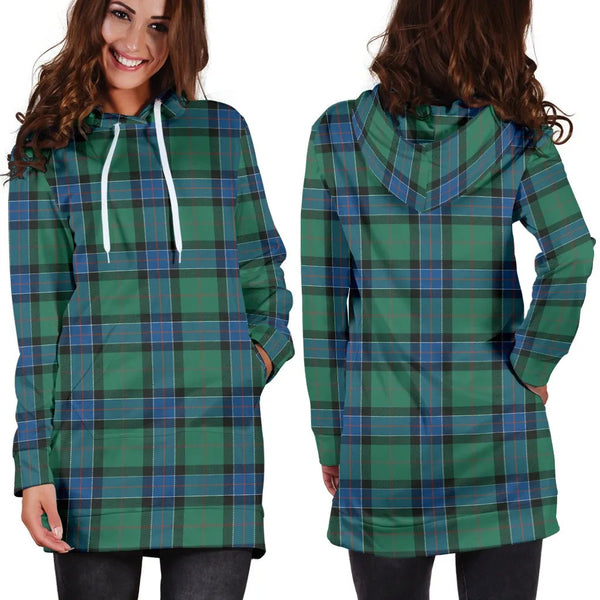 Scottish Sinclair Hunting Ancient Clan Tartan Hoodie Dress