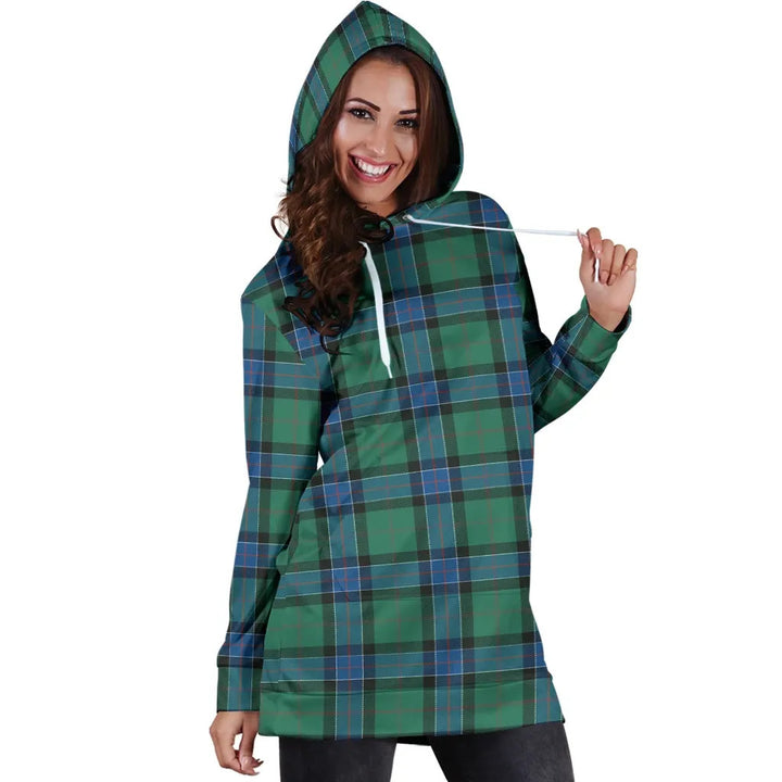 Scottish Sinclair Hunting Ancient Clan Tartan Hoodie Dress