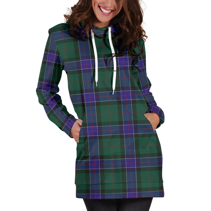 Scottish Sinclair Hunting Modern Clan Tartan Hoodie Dress