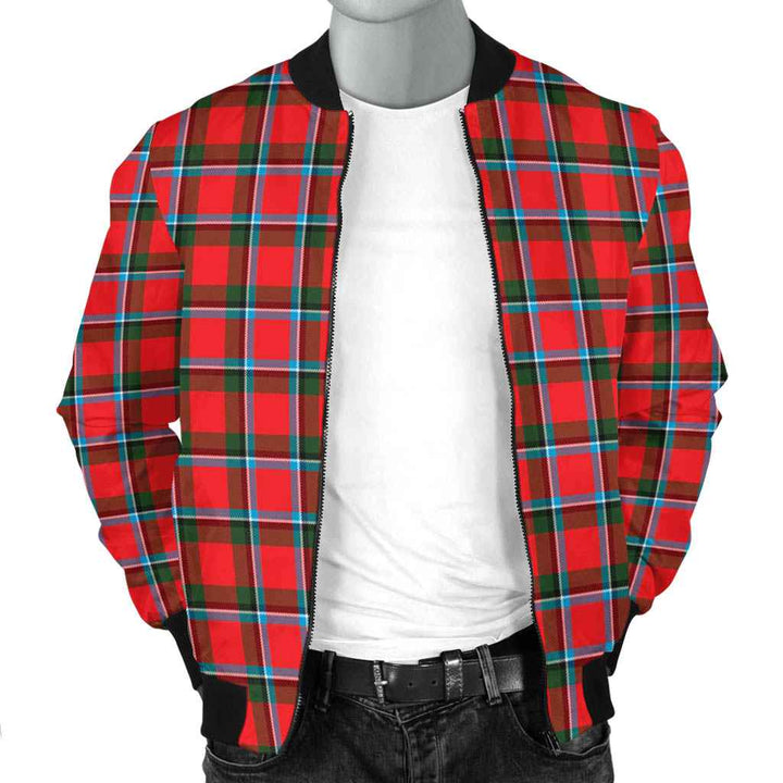 Scottish Sinclair Modern Clan Tartan Bomber Jacket Tartan Plaid 2