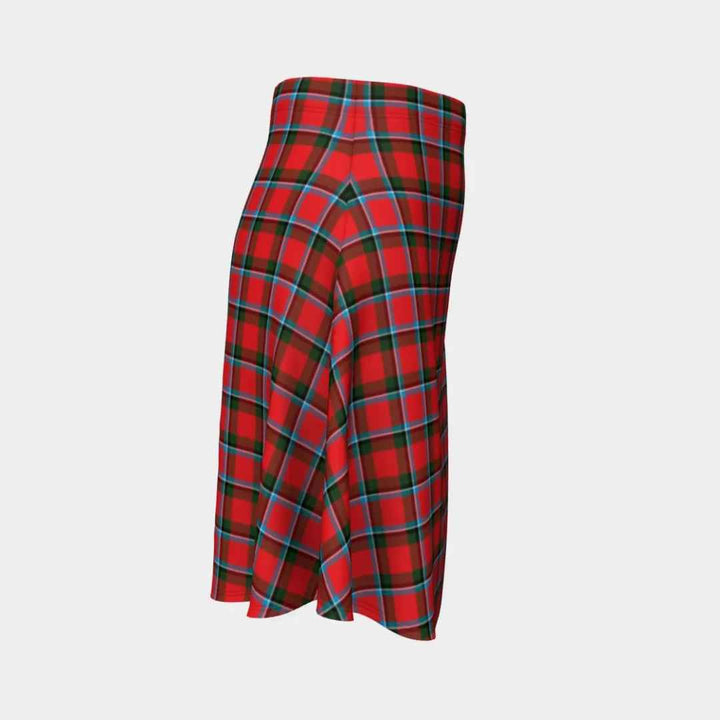 Scottish Sinclair Modern Clan Tartan Flare Skirt Tartan Plaid 3