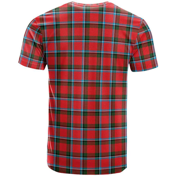 Scottish Sinclair Modern Clan Tartan T-Shirt Back Side Tartan Plaid