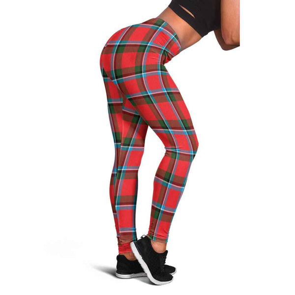 Scottish Sinclair Modern Clan Tartan Women Leggings Tartan Plaid 1