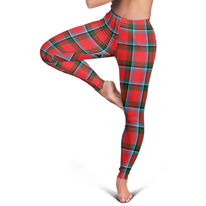 Scottish Sinclair Modern Clan Tartan Women Leggings Tartan Plaid 5