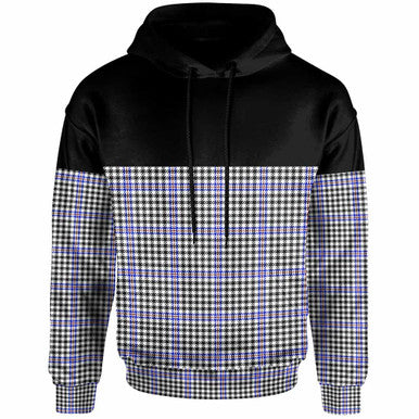 Scottish Sir Walter Scott Clan Tartan Hoodie - Horizontal Style Front Side Tartan Plaid