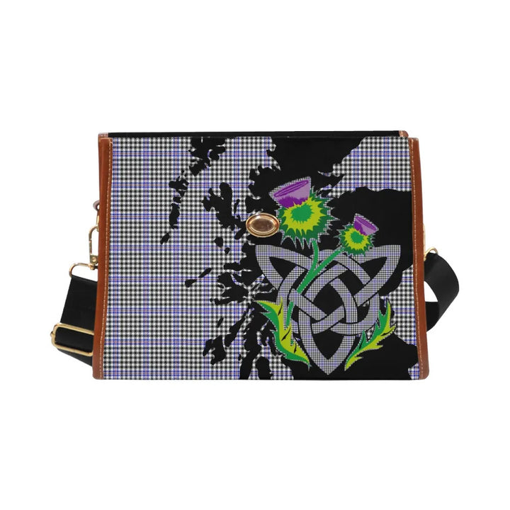 Scottish Sir Walter Scott Clan Tartan Waterproof Canvas Bag With Thistle Tartan Plaid 2