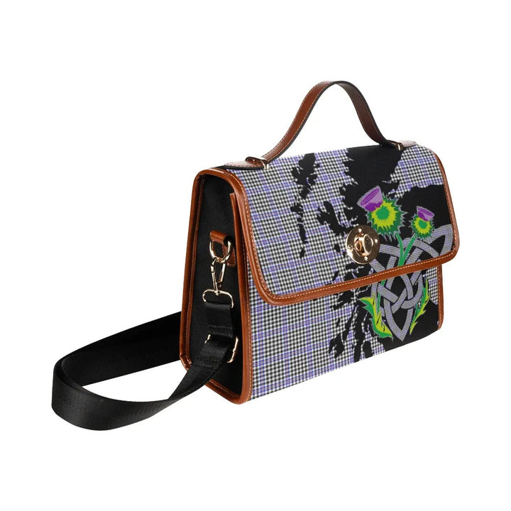 Scottish Sir Walter Scott Clan Tartan Waterproof Canvas Bag With Thistle Tartan Plaid 3