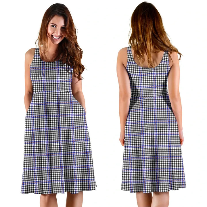 Scottish Sir Walter Scott Clan Tartan Women Midi Dress
