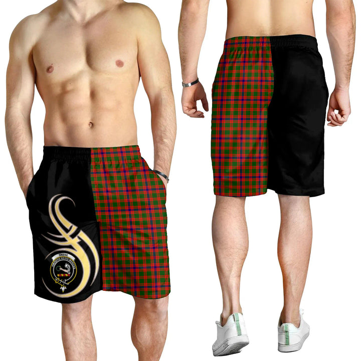 Scottish Skene Modern Clan Crest Tartan Believe in Me Men's Shorts