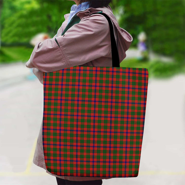 Scottish Skene Modern Clan Tartan Canvas Bag With Shoulder Strap Tartan Plaid 2