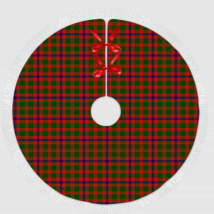 Scottish Skene Modern Clan Tartan Christmas Tree Skirt Tassels 1 Tartan Plaid