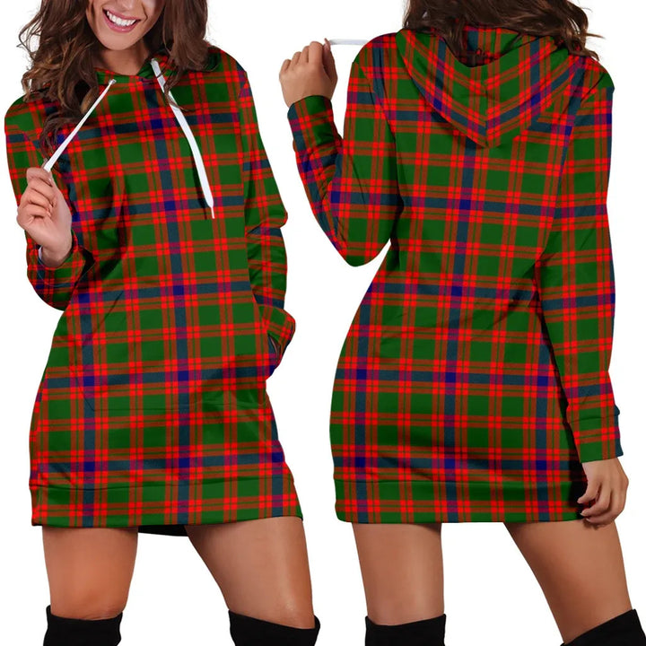 Scottish Skene Modern Clan Tartan Hoodie Dress