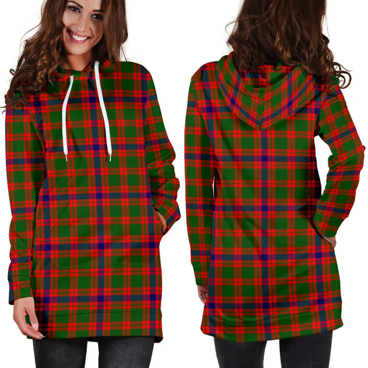 Scottish Skene Modern Clan Tartan Hoodie Dress
