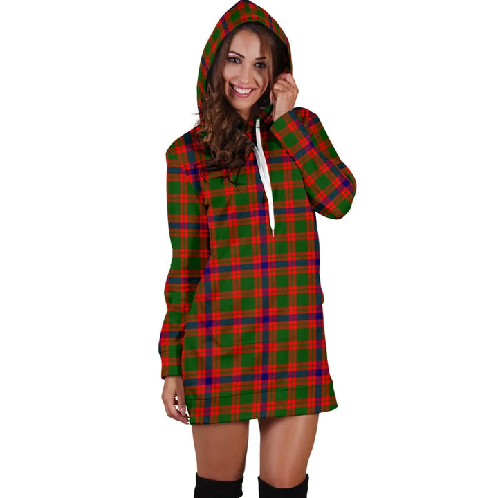 Scottish Skene Modern Clan Tartan Hoodie Dress