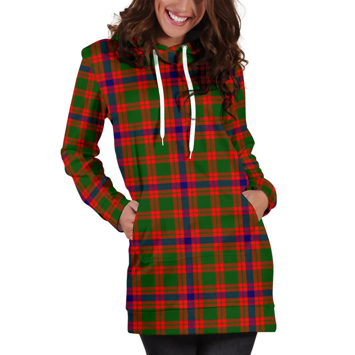 Scottish Skene Modern Clan Tartan Hoodie Dress