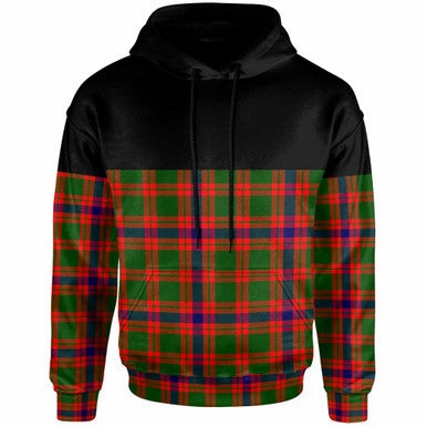 Scottish Skene Modern Clan Tartan Hoodie - Horizontal Style Front Side Tartan Plaid