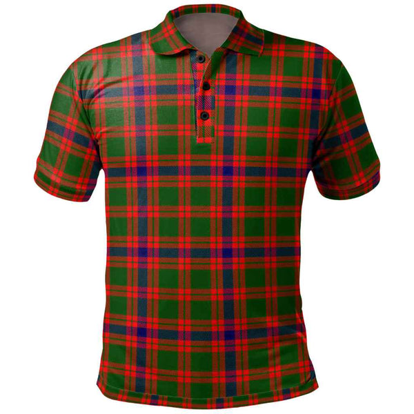 Scottish Skene Modern Clan Tartan Polo Shirt Front Side Tartan Plaid