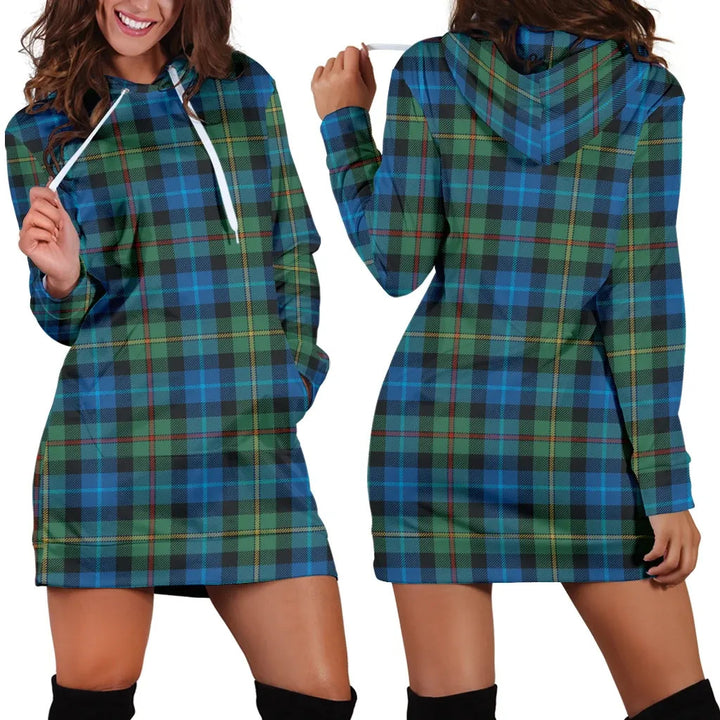 Scottish Smith Ancient Clan Tartan Hoodie Dress