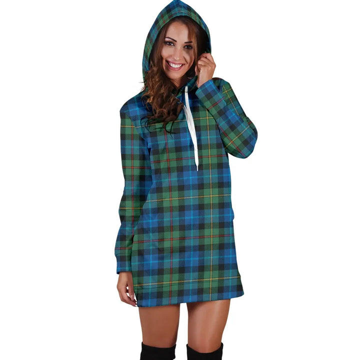 Scottish Smith Ancient Clan Tartan Hoodie Dress