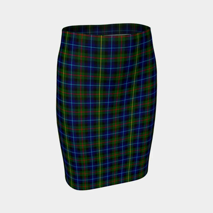 Scottish Smith Modern Clan Tartan Fitted Skirt Tartan Plaid 1