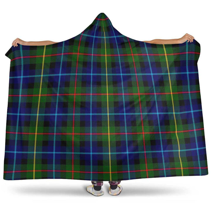 Scottish Smith Modern Clan Tartan Hooded Blanket Tartan Plaid 1