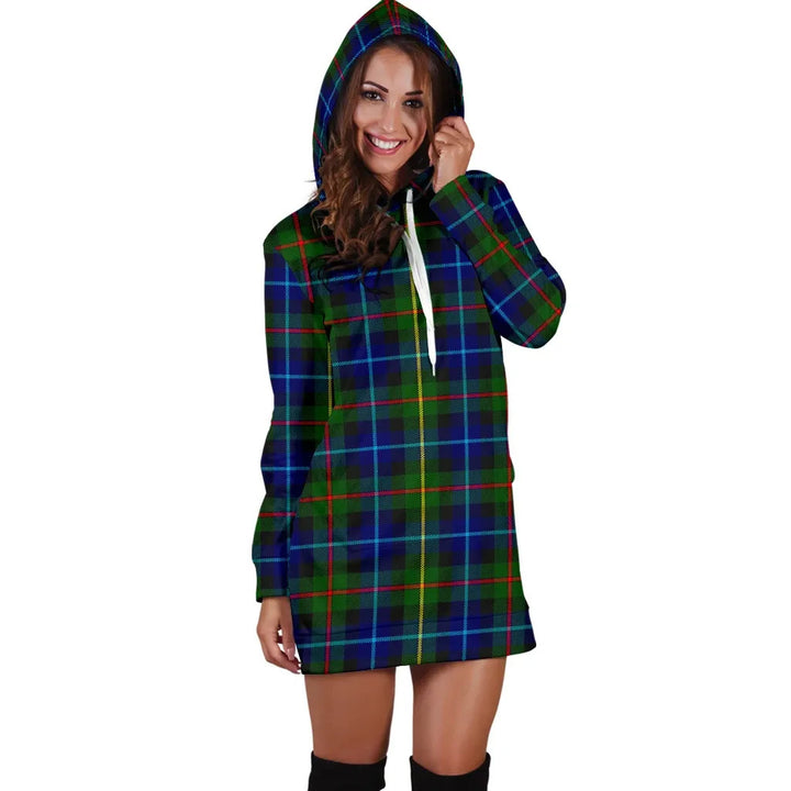 Scottish Smith Modern Clan Tartan Hoodie Dress