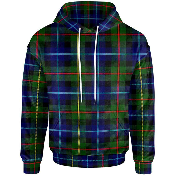 Scottish Smith Modern Clan Tartan Hoodie Front Side Tartan Plaid