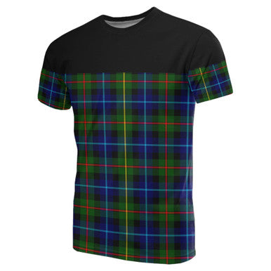 Scottish Smith Modern Clan Tartan T-Shirt Horizontal Style Front Side Tartan Plaid