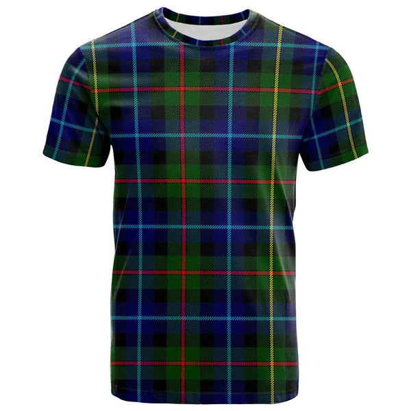 Scottish Smith Modern Clan Tartan T-Shirt Front Side Tartan Plaid