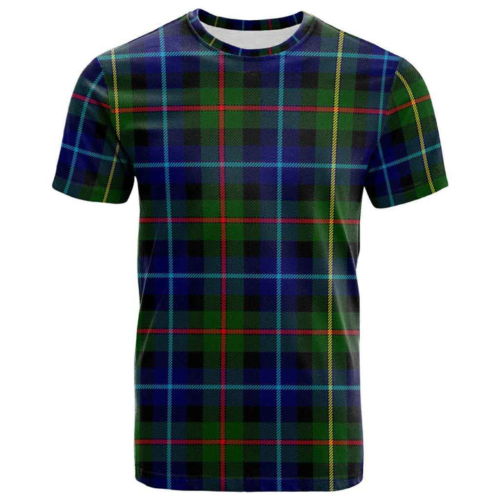 Scottish Smith Modern Clan Tartan T-Shirt Front Side Tartan Plaid