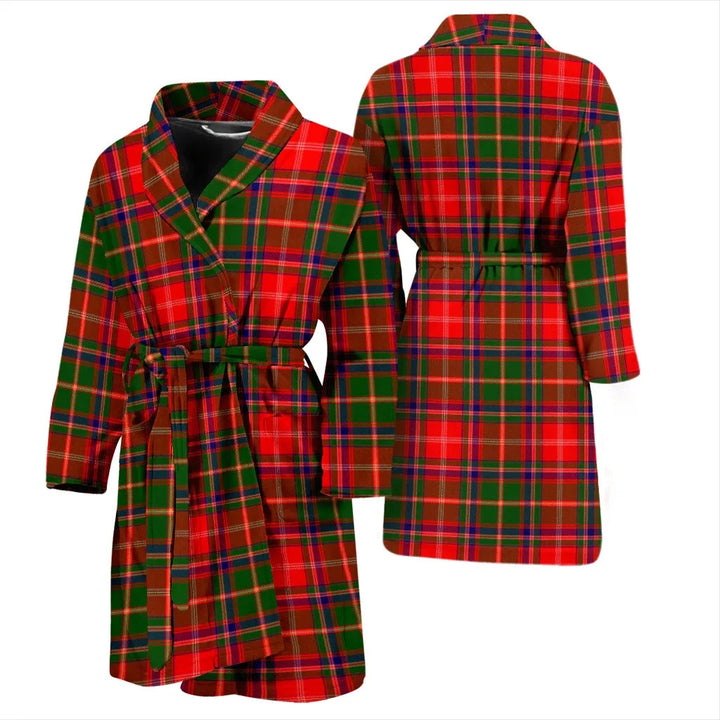Scottish Somerville Modern Clan Tartan Bathrobe 3
