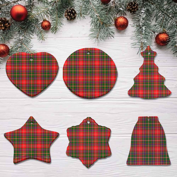 Scottish Somerville Modern Clan Tartan Ceramic Ornament All Tartan Plaid